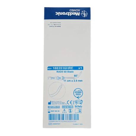 Medtronic 1883516HRE RAD 60 Rotatable Curved Sinus Blade 60° 11 cm x 3.5 mm 1/BX Medtronic