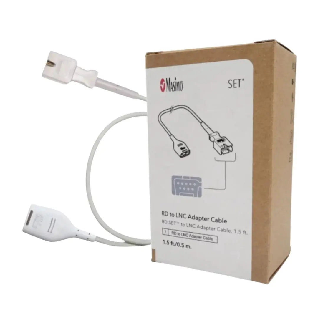 Masimo 4105 RD to LNC Adapter Cable 1.5' (0.5 m) - Primis Medical