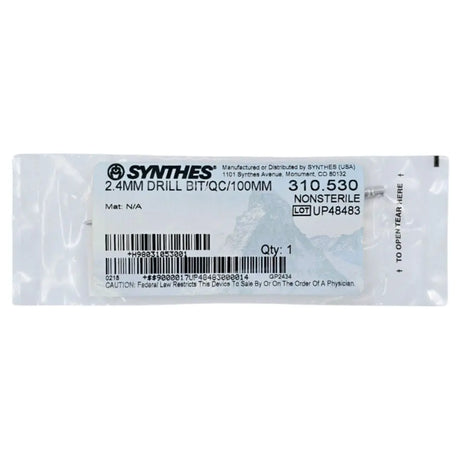 Synthes 310.530 2.4mm Drill Bit/QC/100mm Synthes
