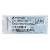 Synthes 214.746 4.5mm Cannulated Screw Fully Threaded/46mm Synthes