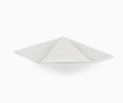 White textured fabric on a white background
