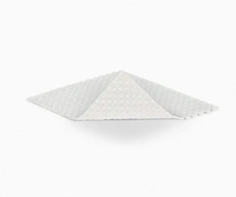 White textured fabric on a white background