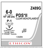 Ethicon Mersilene Z489G Suture - Size 3-0, 30", Green Braided Polyester, SH Needle (Box of 12) Ethicon
