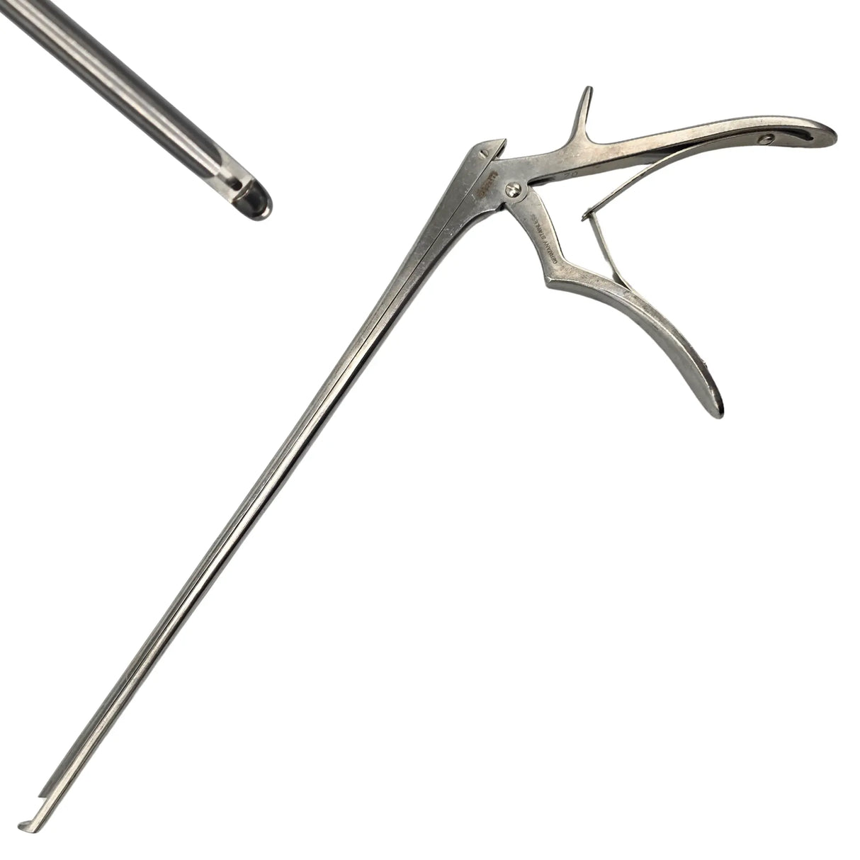 Extended Length 5mm Kerrison Bone Rongeur (8 in / 200mm Long Shaft) - Pre-Owned Primis Medical