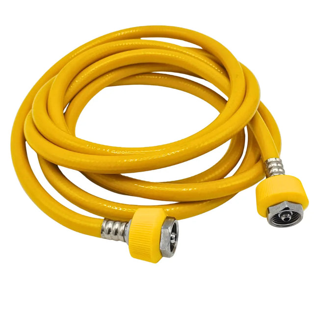 9ft Yellow Medical Air Gas Hose with DISS 1160 Coupler Fittings – New Primis Medical