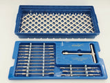 Arthrex AR-1854 Tunnel Dilator 14 Piece Instrument Set w/ T-Handle & AR-1856 Pan Primis Medical