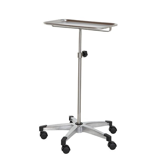 Midcentral Medical MCM-705/706 SS Mayo Stand on Aluminum Base