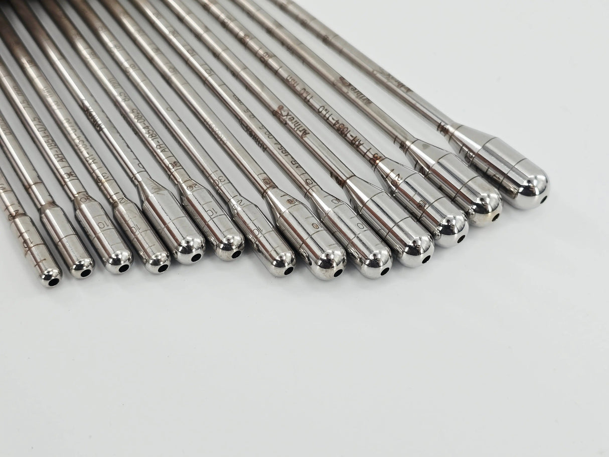 Arthrex AR-1854 Tunnel Dilator 14 Piece Instrument Set w/ T-Handle & AR-1856 Pan Primis Medical