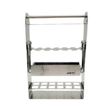 Jarit 250-092 Instrument Rack w/ 12 Slots 2-1/2" x 7" x 10" Stainless Steel Jarit