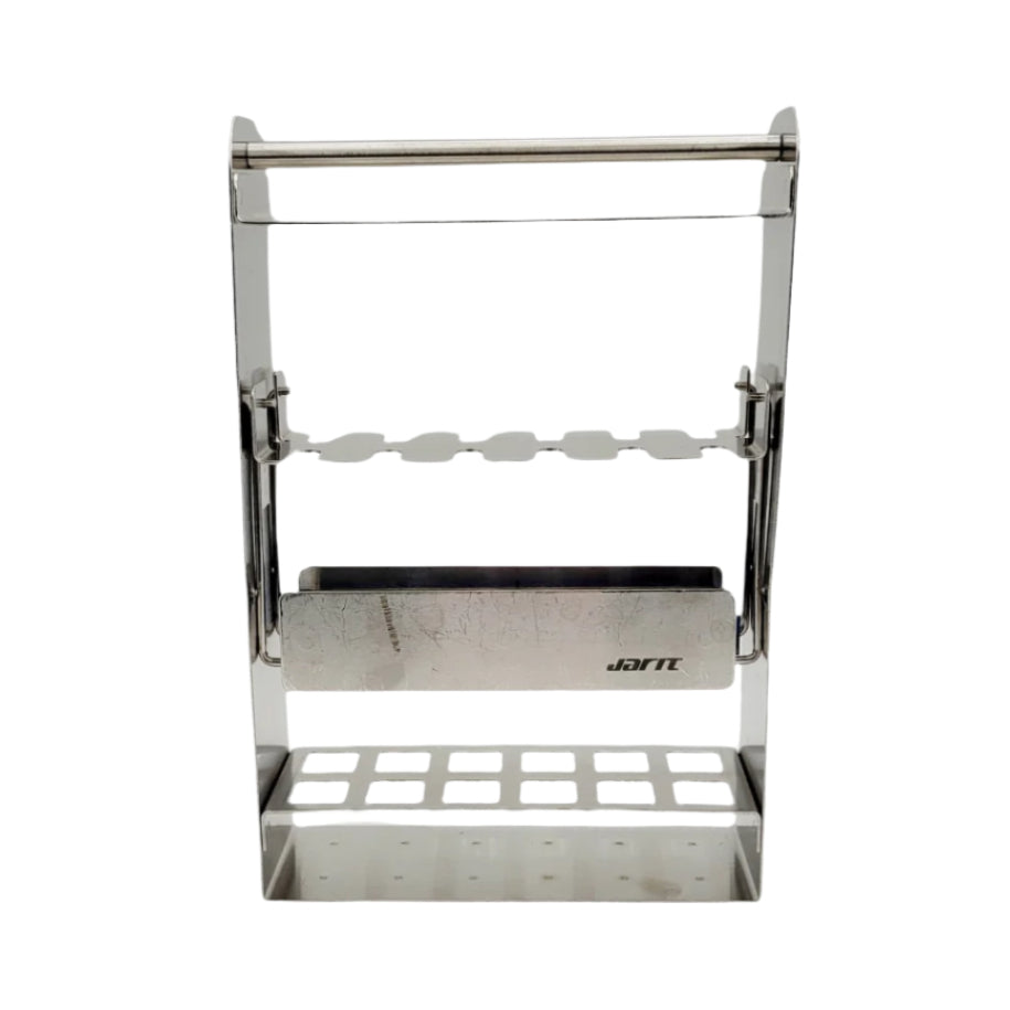 Jarit 250-092 Instrument Rack w/ 12 Slots 2-1/2" x 7" x 10" Stainless Steel