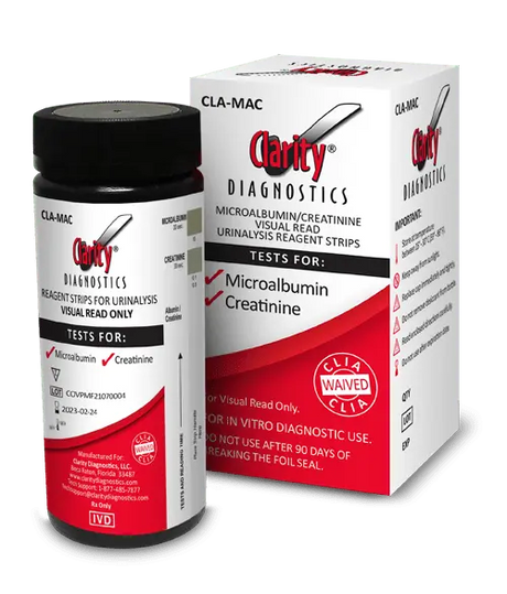 Clarity CD-MAC Urocheck Urine Test Strips 25/bx Clarity Diagnostics