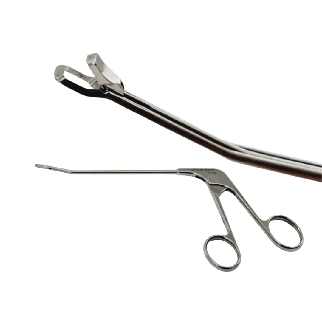 Acufex 012048 Duckling Punch Basket Upswept Loop Handle Forceps 9" Acufex