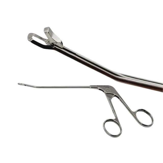 Acufex 012048 Duckling Punch Basket Upswept Loop Handle Forceps 9" Acufex