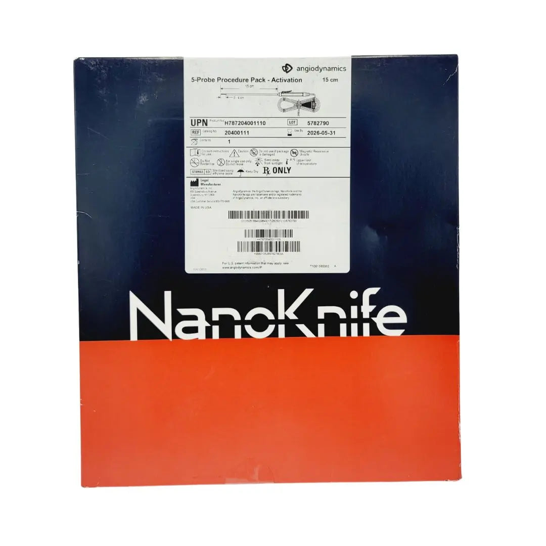 Angiodynamics 20400111 NanoKnife 5-Probe Procedure Pack Activation 15cm Angiodynamics