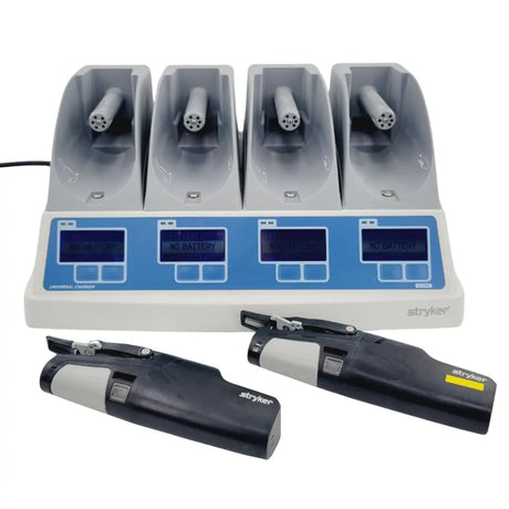 Stryker 7100-190-000 F1 Universal Battery Charger w/ 2 Smartgrips Pencil Modules Stryker