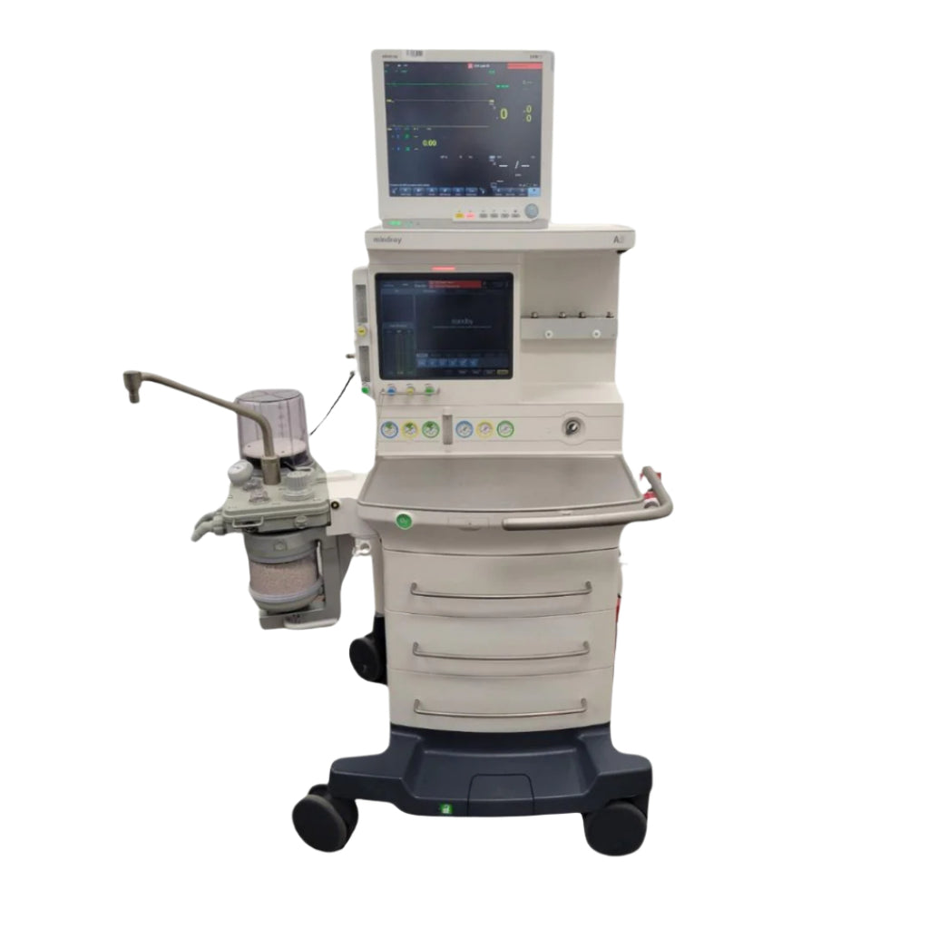 Mindray A5 Anesthesia Machine, DPM 7+ Monitor w MPM and AG Gas Module "Certified"