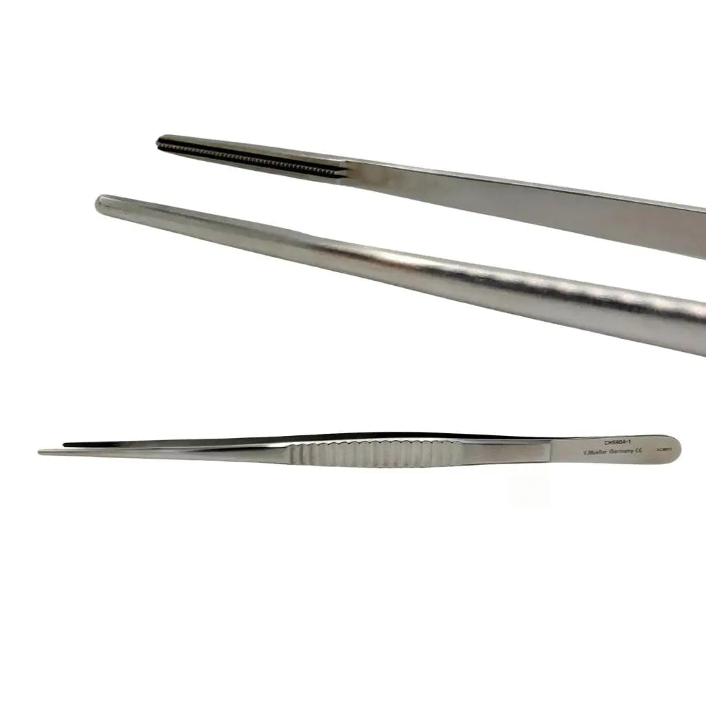 V. Mueller CH5904-1 DeBakey Vascular Tissue Forceps Heavy 2mm 9-1/2" V. Mueller