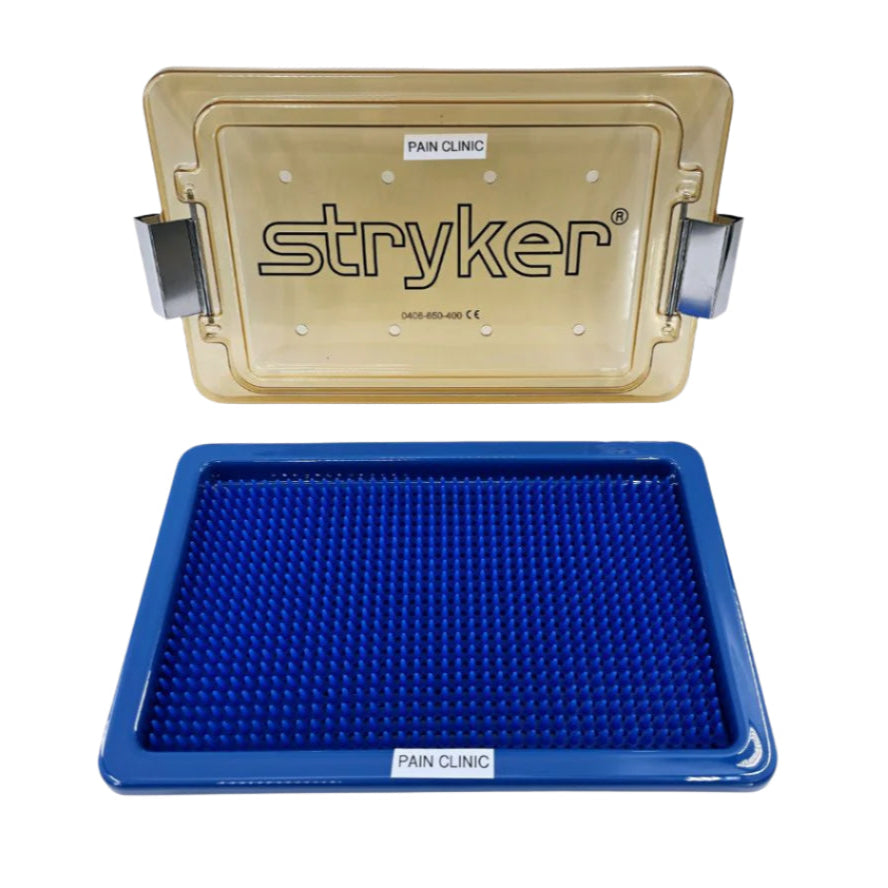 Stryker 0406-650-400 MultiGen 2 Sterilization Box, Lightweight 11" x 7" x 1"