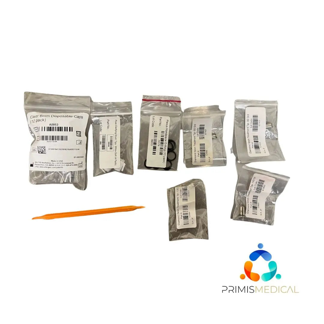DiamondGlow Skin Resurfacing Cart w/ 2 Handpieces & Four Drawers 20 Hours of Use DiamondGlow