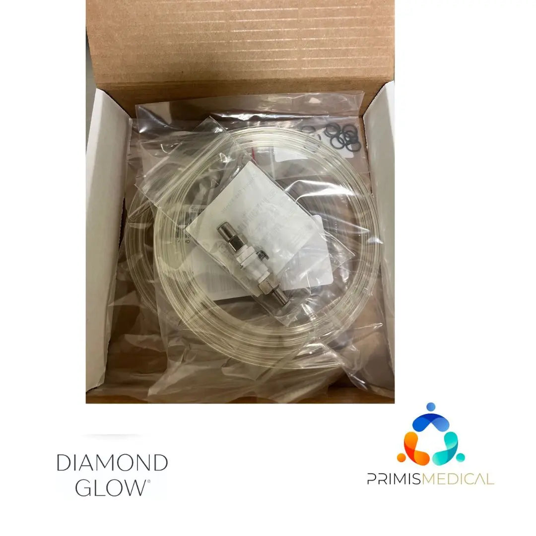 DiamondGlow Skin Resurfacing Cart w/ 2 Handpieces & Four Drawers 20 Hours of Use DiamondGlow