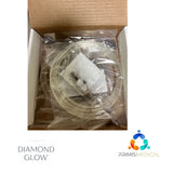 DiamondGlow Skin Resurfacing Cart w/ 2 Handpieces & Four Drawers 20 Hours of Use DiamondGlow