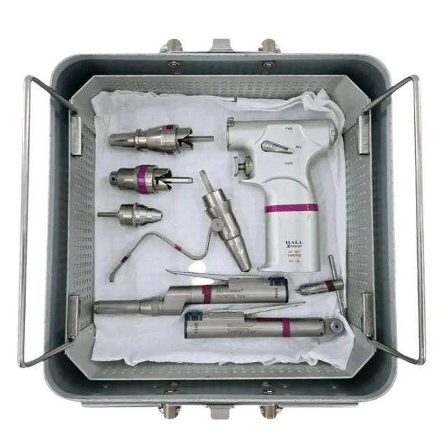 Hall MicroChoice Electric Handpiece Drill 9 Piece Set ConMed