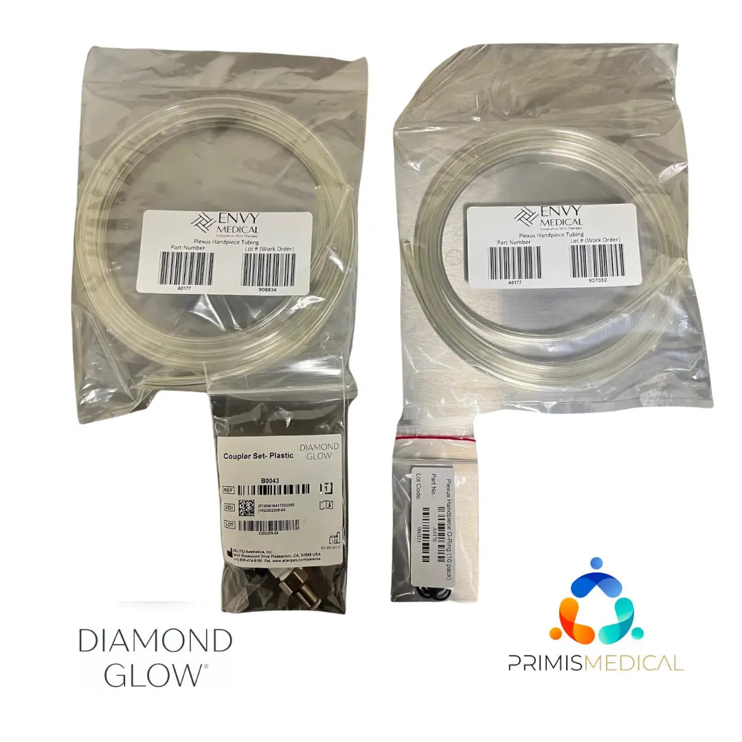 DiamondGlow Skin Resurfacing Cart w/ 2 Handpieces & Four Drawers 20 Hours of Use DiamondGlow