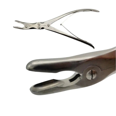 Boss 26-1096 Leksell Rongeur Lt Double Auction Curved Handle 8mm Jaws Wide 9" Boss Instruments