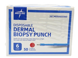 Medline MDS0033360 Disposable Dermal Biopsy Punch 6 mm Sterile 50/ Box Primis Medical
