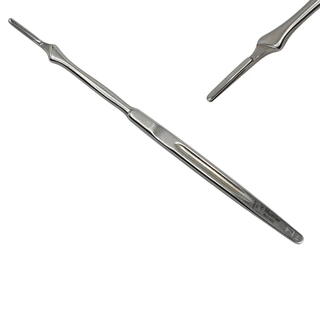 V Mueller SU1407 Knife Handle No 7 Stainless Steel 6 3/8 Inch Surgical Tool V. Mueller