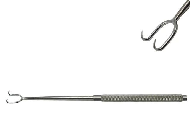 V. Mueller RH1135 Nasal Tenacula Double Hook ENT Surgical Instrument Primis Medical