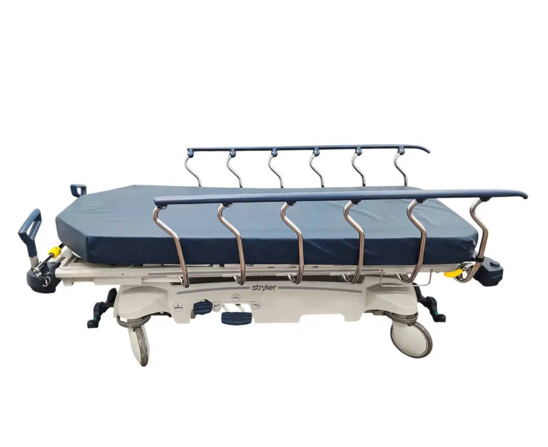 Stryker 1007 Glideaway M Series Stretcher Hospital Transport Gurney w/ Mattress Primis Medical