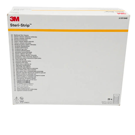 3M R1548 Steri-Strip Reinforced Skin Closures 1×5 Box of 25 Envelopes Sterile Primis Medical
