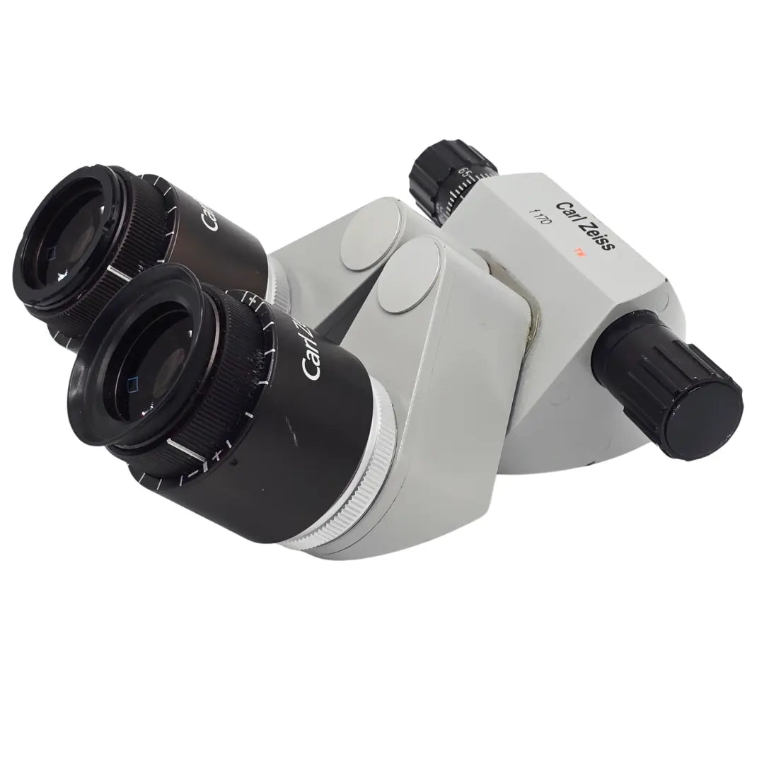 Carl Zeiss f=170 Binocular Microscope Head w/ 10x/21B Eyepieces Primis Medical