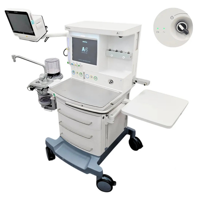 Mindray A4 Advantage Anesthesia System (2022) – ePM 12M Monitor+ AG-3 Gas Module Primis Medical