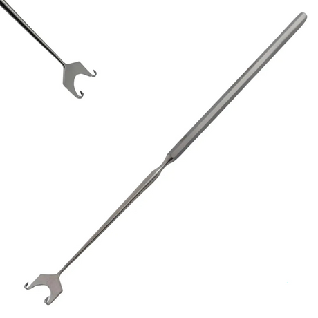 V. Mueller RH1145-007 ENT Double Prong Micro Hook 5-5/8" Primis Medical