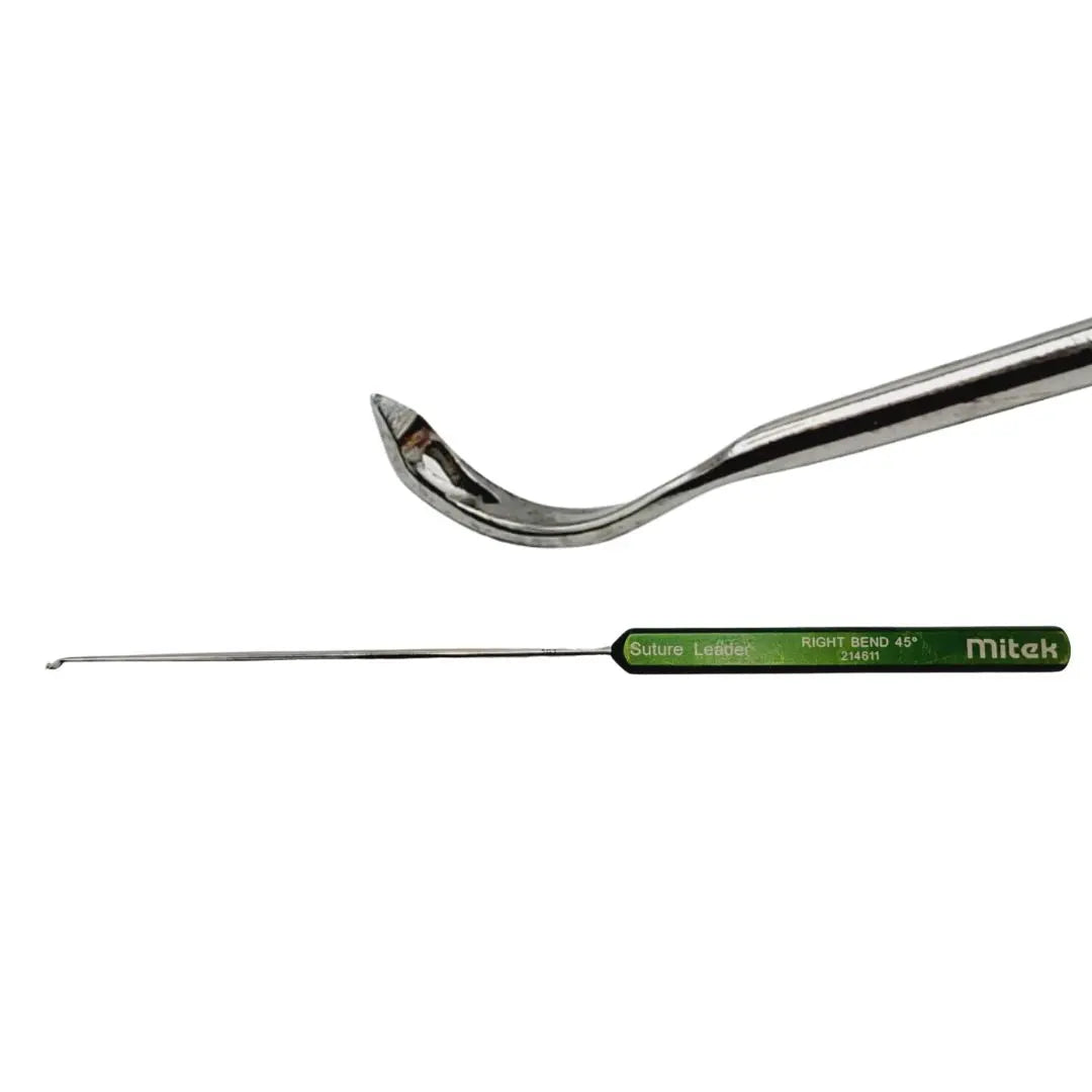 Mitek 214611 Arthroscopic Right Bend 45° Up Suture Leader 11-3/8" Mitek