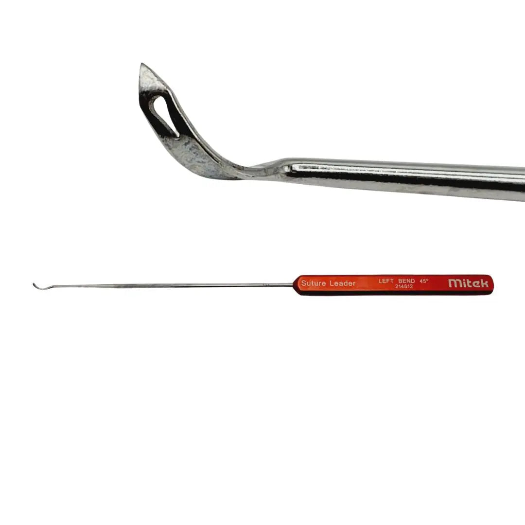 Mitek 214612 Arthroscopic Left Bend 45° Up Suture Leader 11-3/8" Mitek