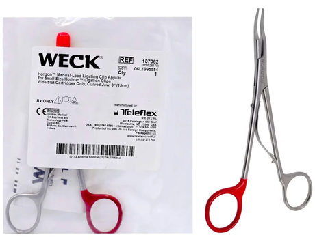 Weck 137062 Horizon Open Ligating Clip Applier 6 Inch Curved Weck