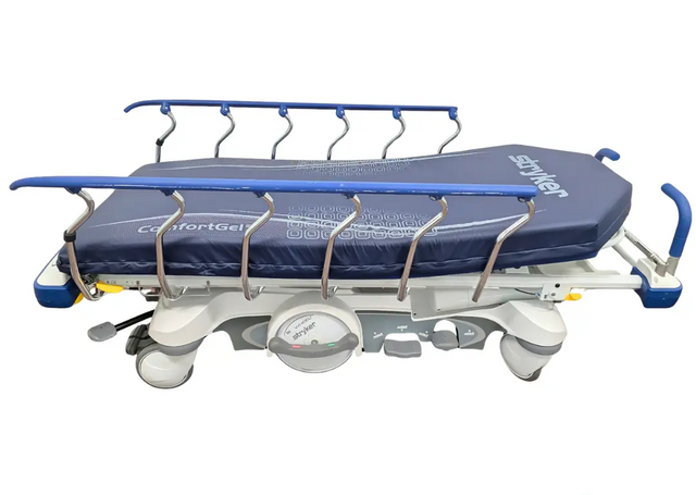 Stryker 1115 Prime Series Big Wheel Stretcher 700lb Capacity Refurbished Primis Medical