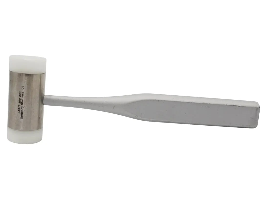 Integra Jarit 250-398 Aluminum Handle Mallet with 2 POM Caps Head Weight 4oz Primis Medical