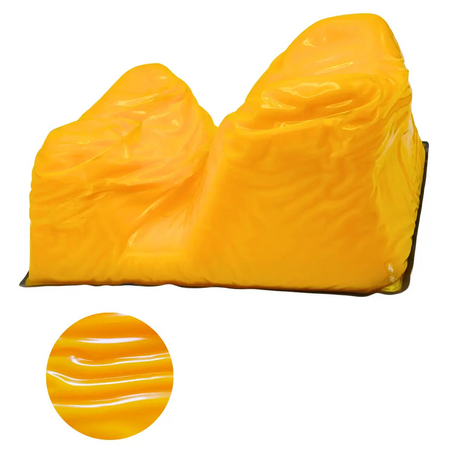 Alimed Yellow Gel Surgical Patient Positioner Pad Dual Contour 11x9x6 Primis Medical