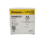 Corza Medical Sharpoint B1916N 6-0 Suture 18", Box of 12 Corsa