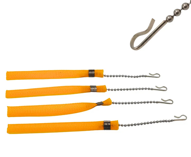 Set of 4 Medical Finger Traps 8.5" Orange Mesh Skeletal Traction Device Primis Medical