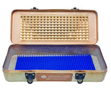 Synthes Gold Sterilization Tray 12x5x2.5 Perforated Autoclave Case Switzerland Primis Medical