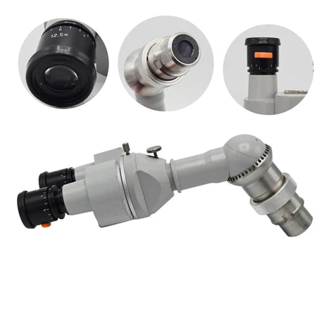 Carl Zeiss f=125 Microscope Binocular Head w/ 12.5x Eyepieces Carl Zeiss