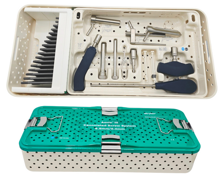 Stryker Asnis III Cannulated Screw System Complete Set & Case Orthopedic Kit Primis Medical