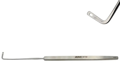 Ambler Surgical 3679E Gass Retinal Detachment Hook Graefe-Style Flattened 13.0mm Primis Medical