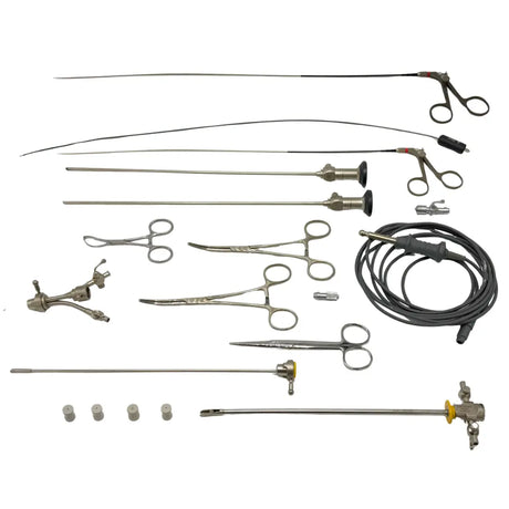 Karl Storz Cystoscopy Set 27005BA 27005CA 27026UA 27026UO w/ Weck Tray Primis Medical