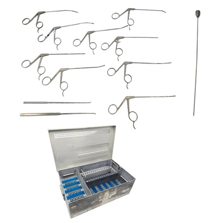 12-Piece ConMed Linvatec SHUTT Arthroscopy Instrument Set w/ Sterilization Case Primis Medical